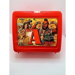 1983 Thermos A-Team plastic lunch box